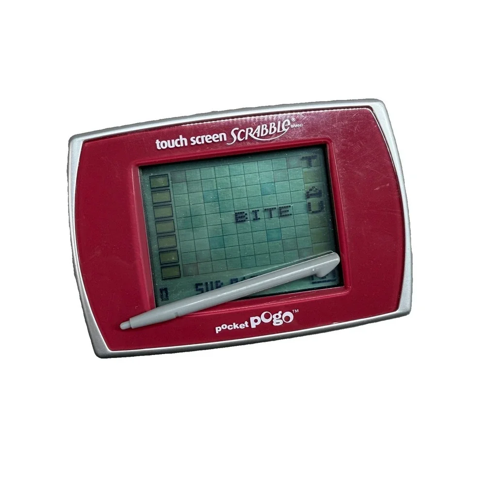 Scrabble Touchscreen w/Stylus Pocket Pogo Travel Size 2009 Tested VTG Word Game